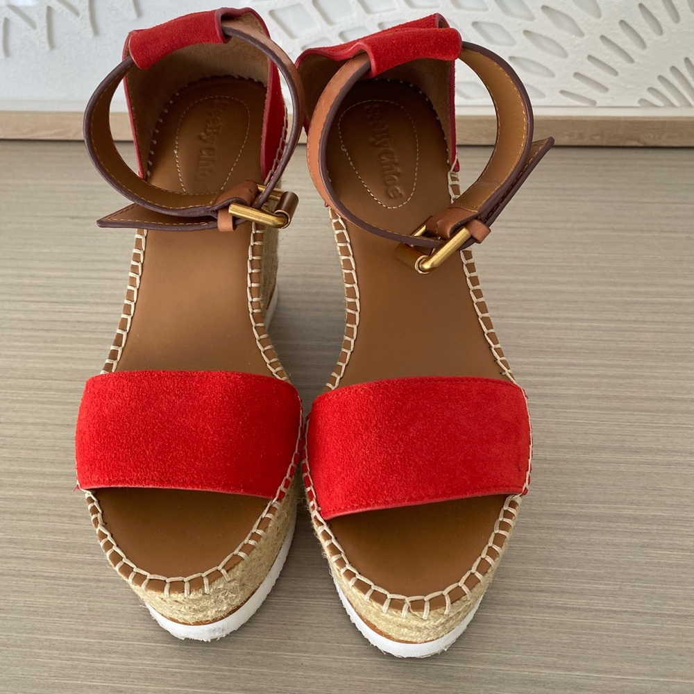 See by Chloe
Glyn Espadrille Wedges size 6